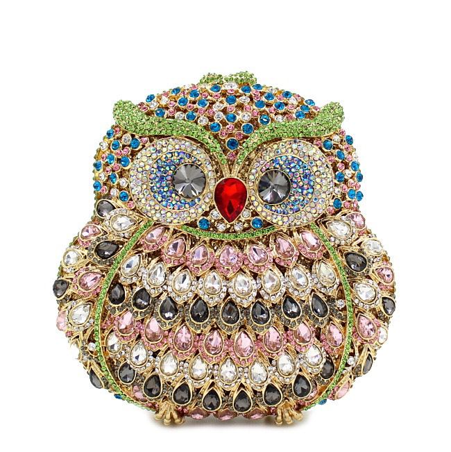 6094 - PINK OWL PURSE