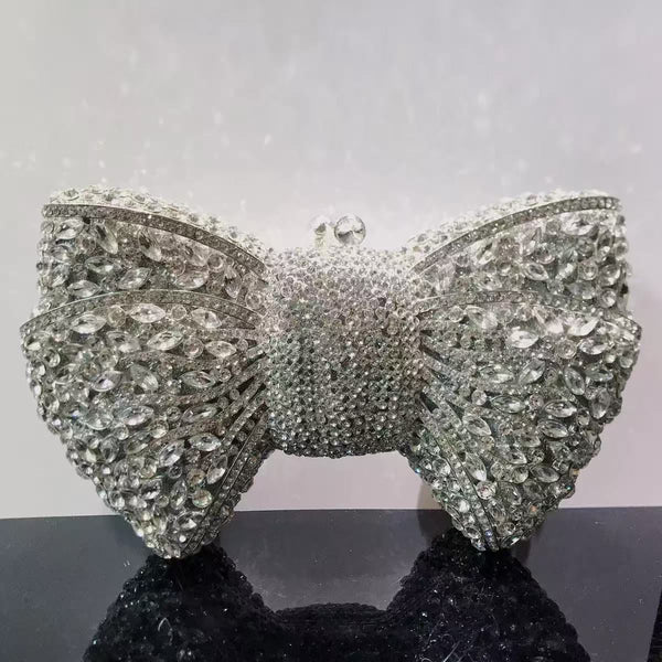 9212 HAIRBOW PURSE - SILVER