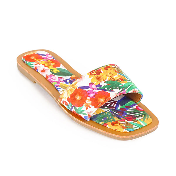 MINDEE2 - FLORAL – Hot Miami Shoes