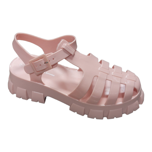 PAREE01 - PINK JELLY SANDALS