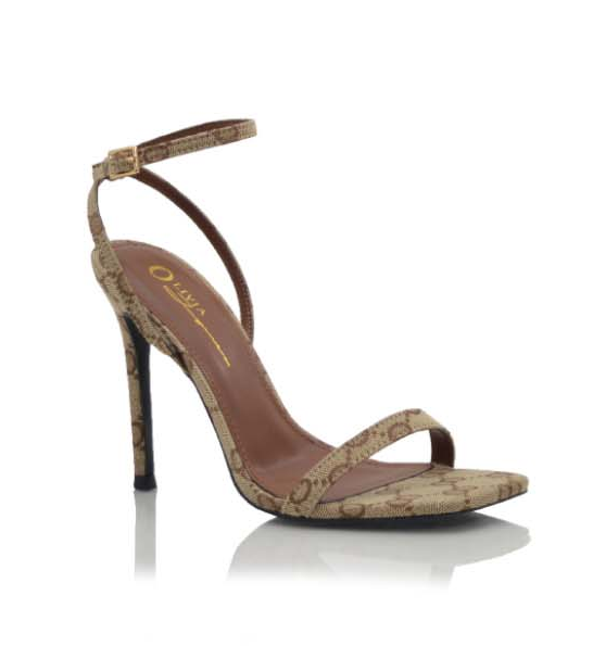 SYLVIA - TAN MONOGRAM