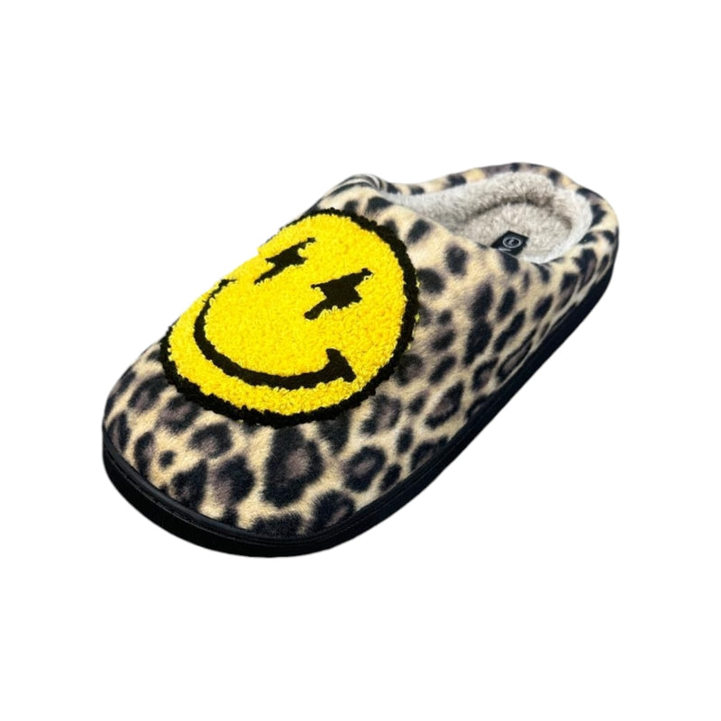 ARIES01 - LEOPARD HOUSE SLIPPERS