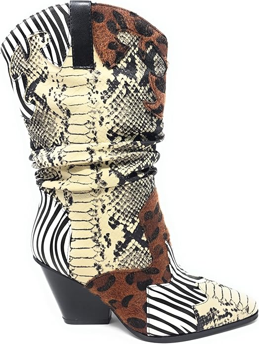 COWGIRL13 - ANIMAL PRINT COWBOY BOOTS