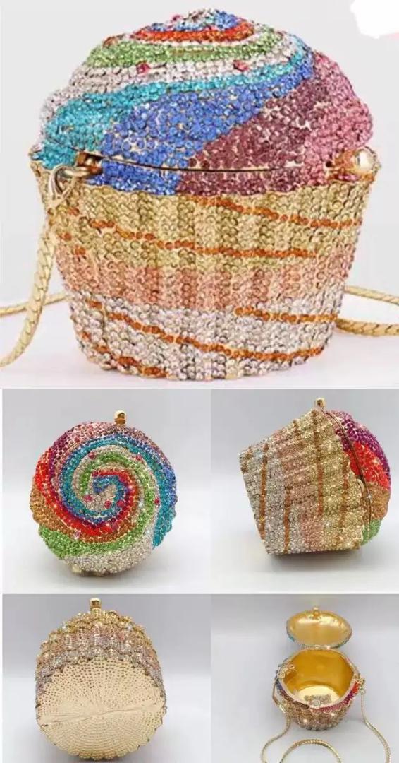 F07 CUPCAKE PURSE - MULTICOLOR