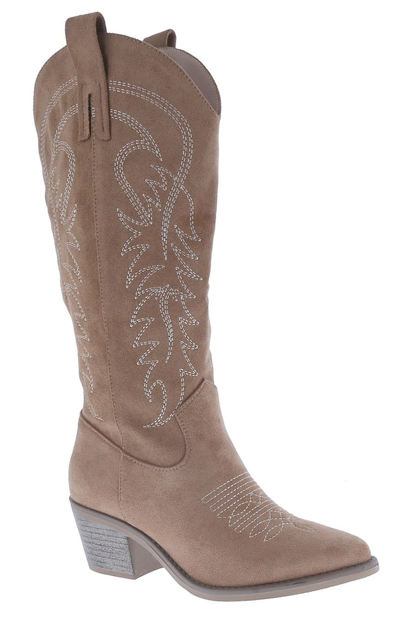 HOMETOWN5 - COGNAC COWBOY BOOTS