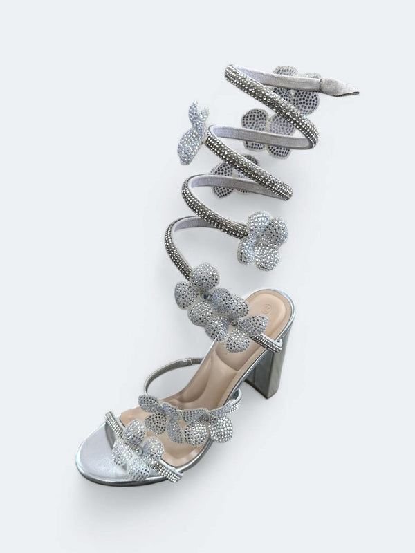 MORRIS632 - SILVER SPIRAL HEELS