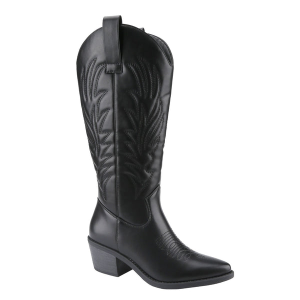 OPTIONS1 - BLACK COWBOY BOOTS