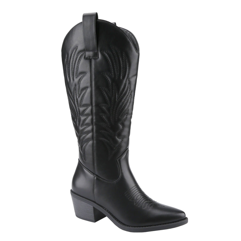 OPTIONS1 - BLACK COWBOY BOOTS