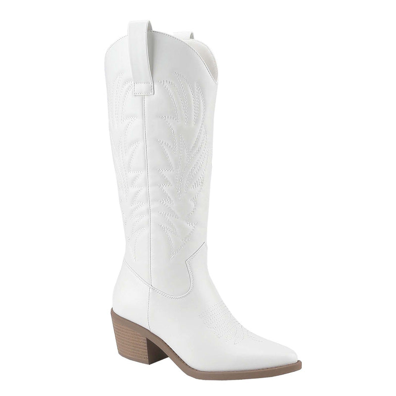 OPTIONS1 - WHITE COWBOY BOOTS