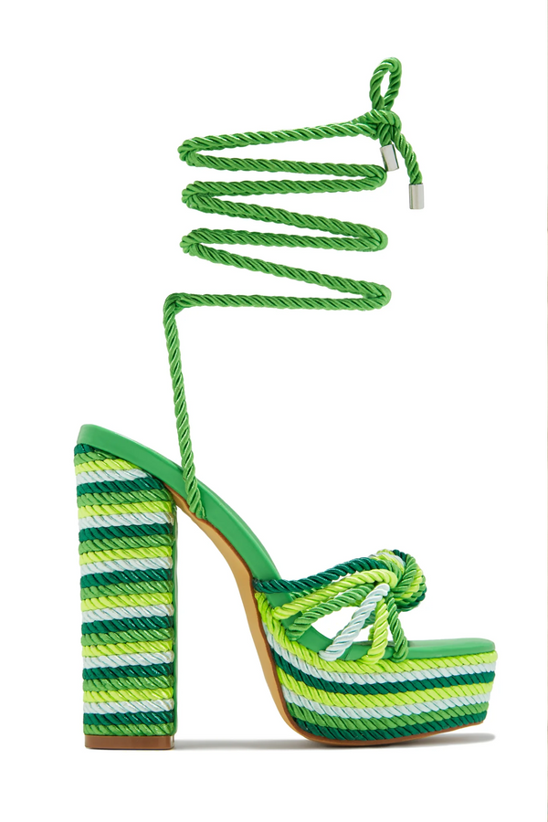 RENEE1 - GREEN MULTICOLOR