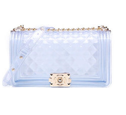 1027 - CLEAR JELLY PURSE (LARGE)