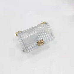 1028 CLEAR JELLY PURSE (LARGE)