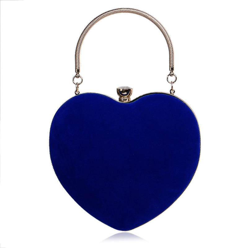 1125 - BLUE HEART PURSE