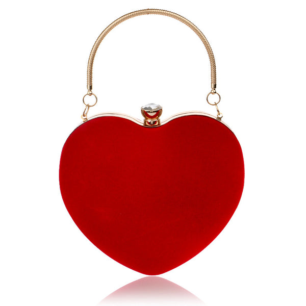 1125 - RED HEART PURSE