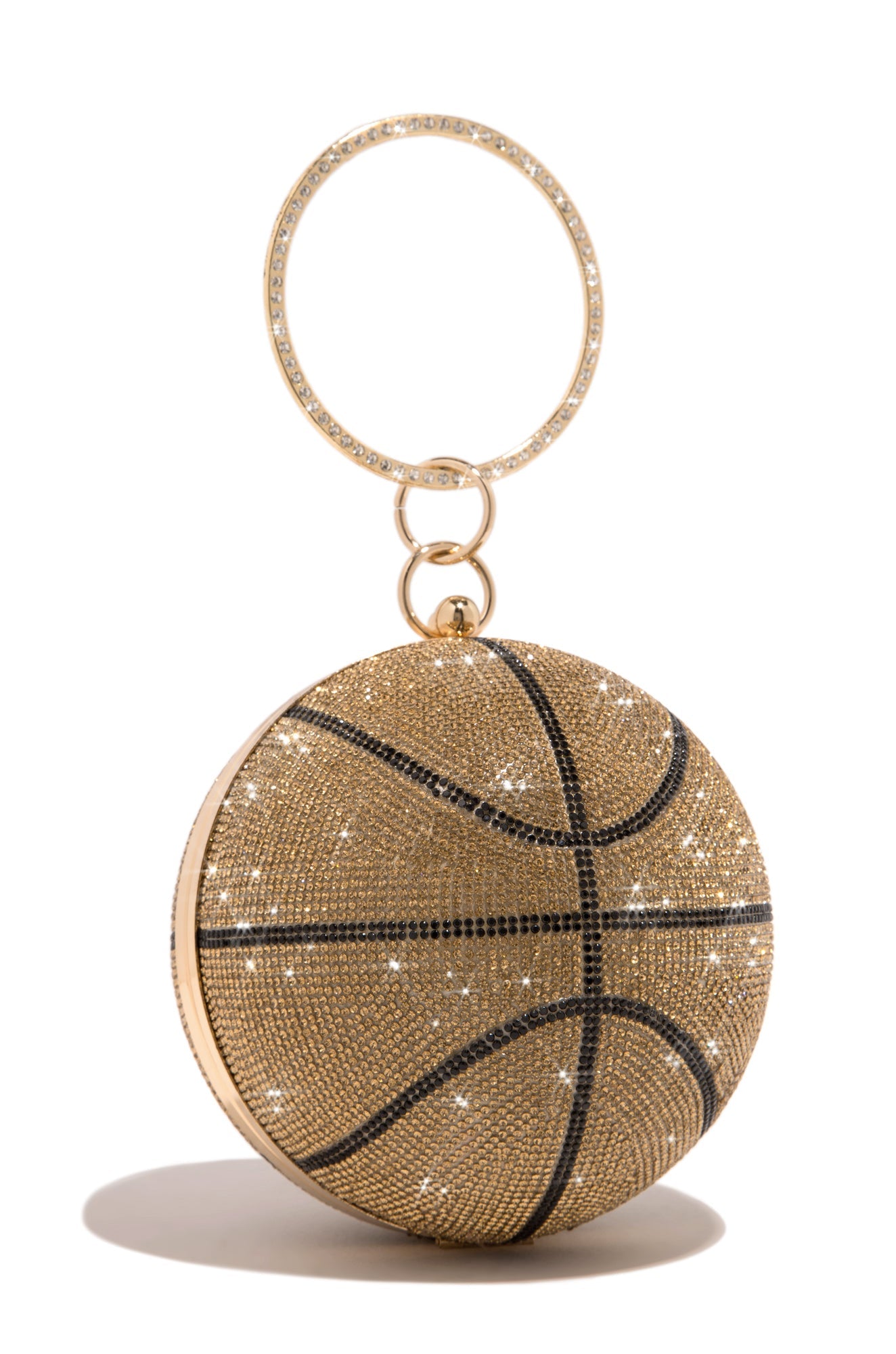 Most Wanted Holiday Cross Body Leather Basketball Bag w/ CZ Gold Chain in Several Colors Brown Designer Basketball w/ Gold Diamond Chain