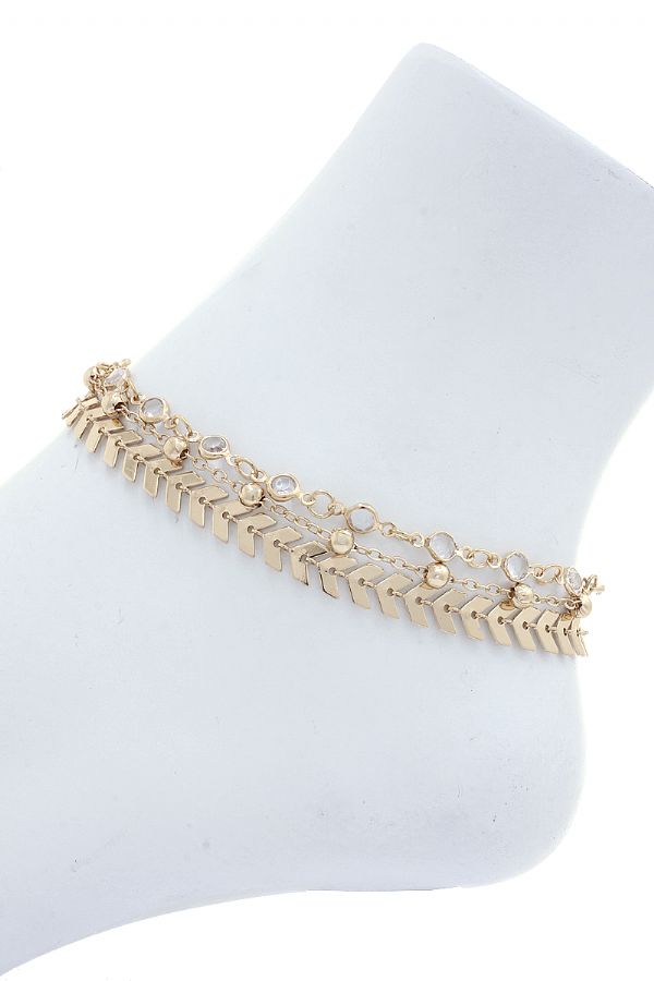 83A1001 - GOLD ANKLE CHAIN