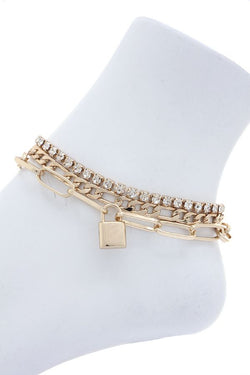 83A1003 - GOLD ANKLE CHAIN