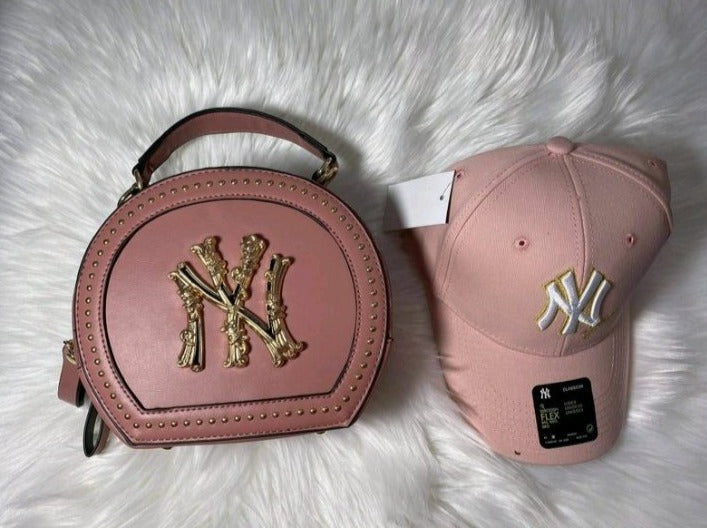 Yankees purse and online hat set