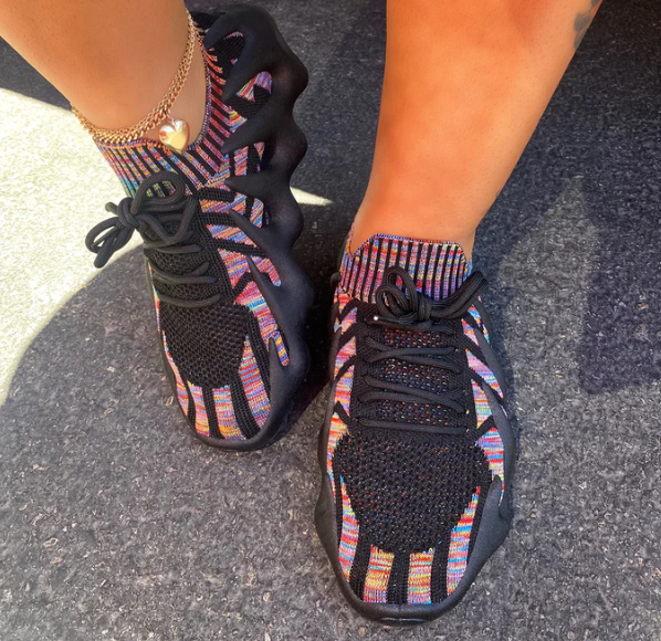 LORI1 BLACK MULTICOLOR Hot Miami Shoes