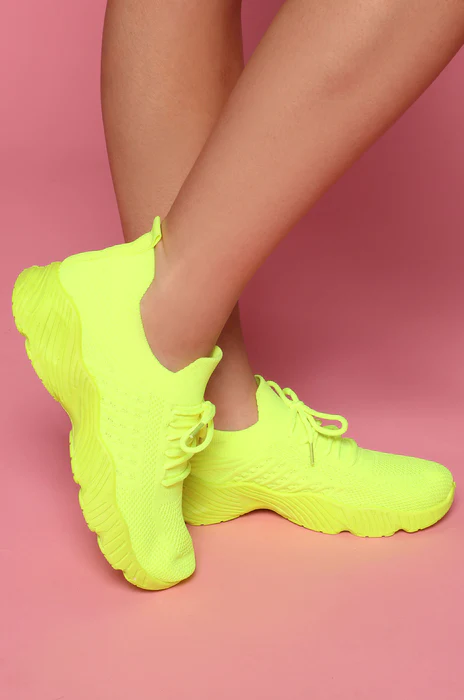 neon yellow dress shoes Patent leather shoe, designed in Tropical patent leather,